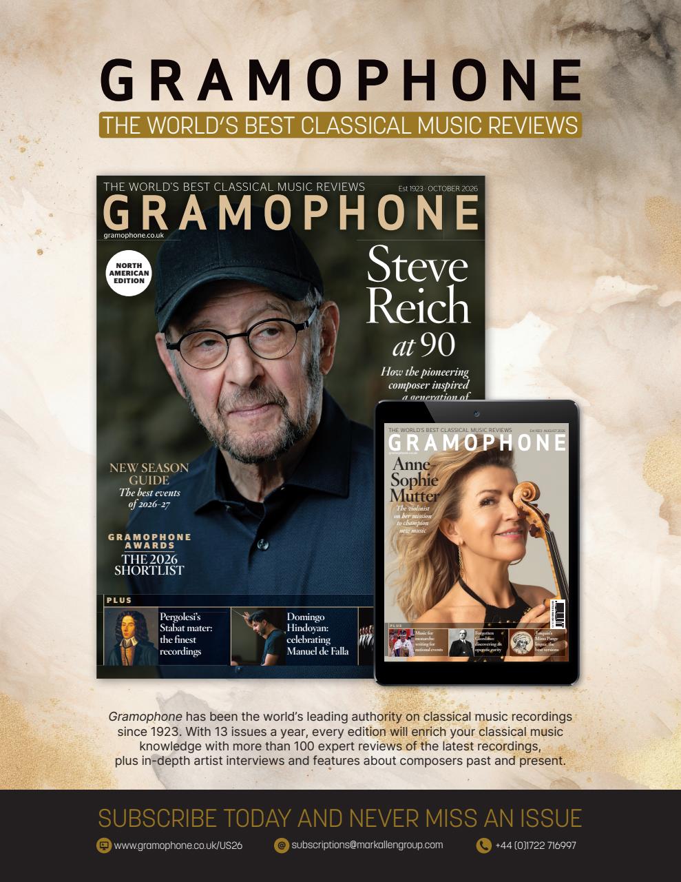 Gramophone Preview Pages