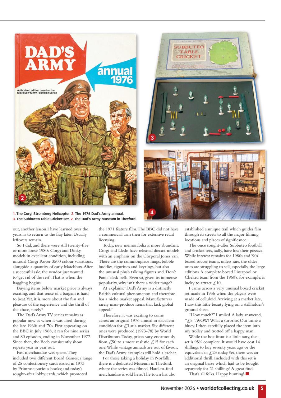 Collectors Gazette Preview Pages