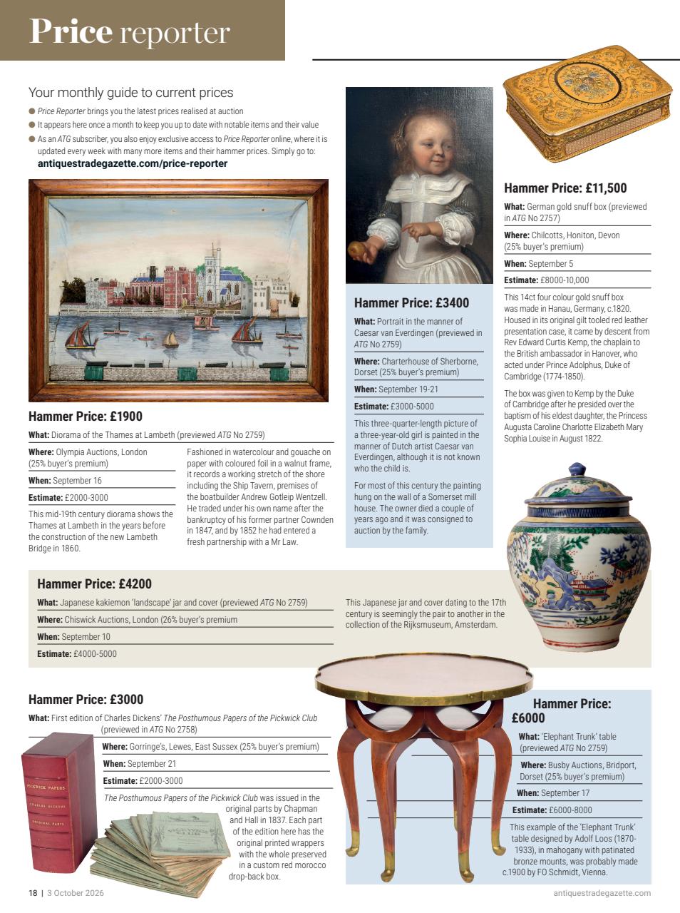 Antiques Trade Gazette Preview Pages