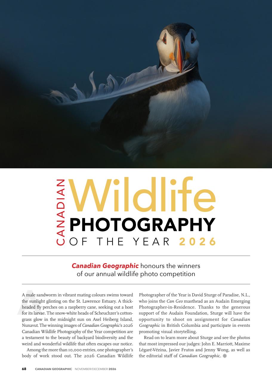 Canadian Geographic Preview Pages