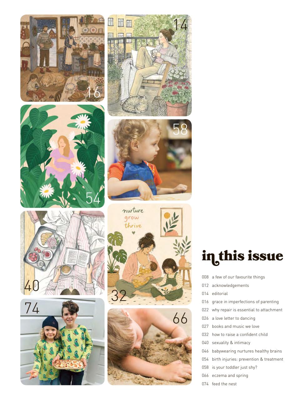 The Natural Parent Magazine Preview Pages