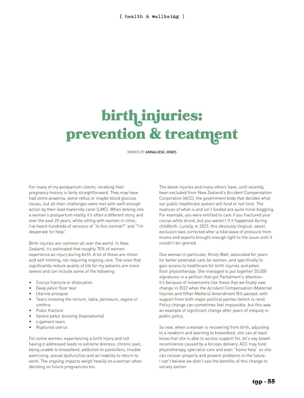 The Natural Parent Magazine Preview Pages