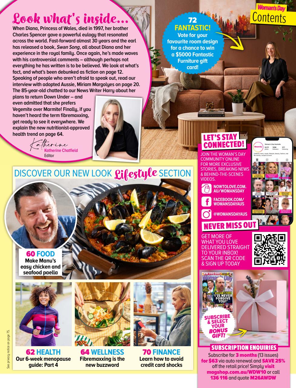 Woman's Day Australia Preview Pages