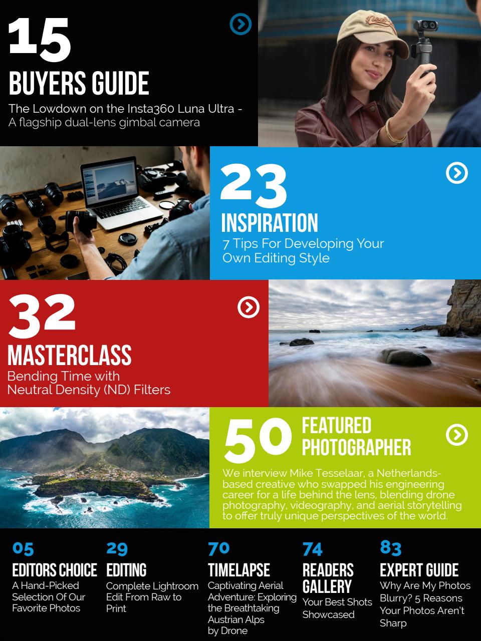 Photography Masterclass Magazine Preview Pages