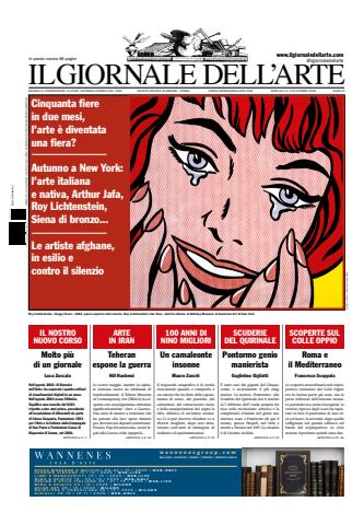 Il Giornale Dell’Arte issue ottobre