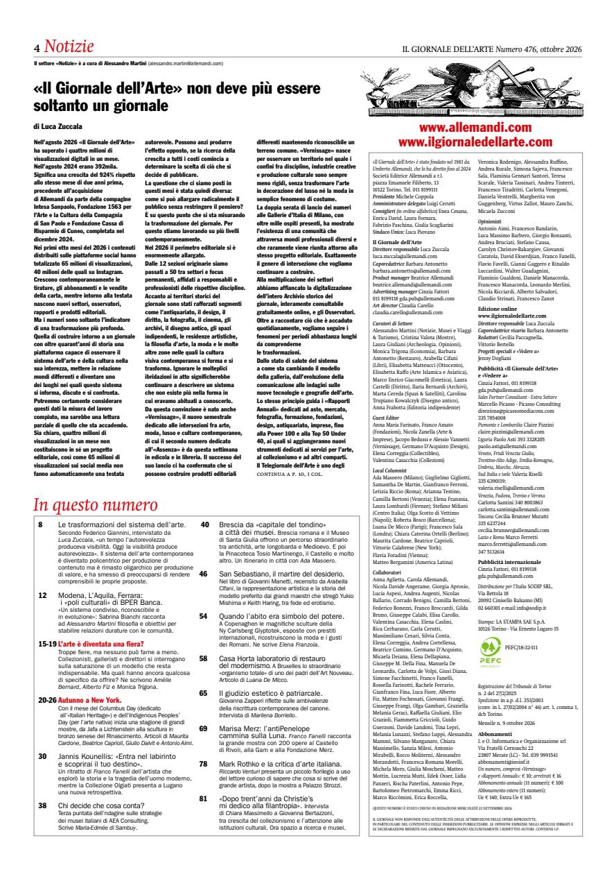 Il Giornale Dell’Arte Preview Pages