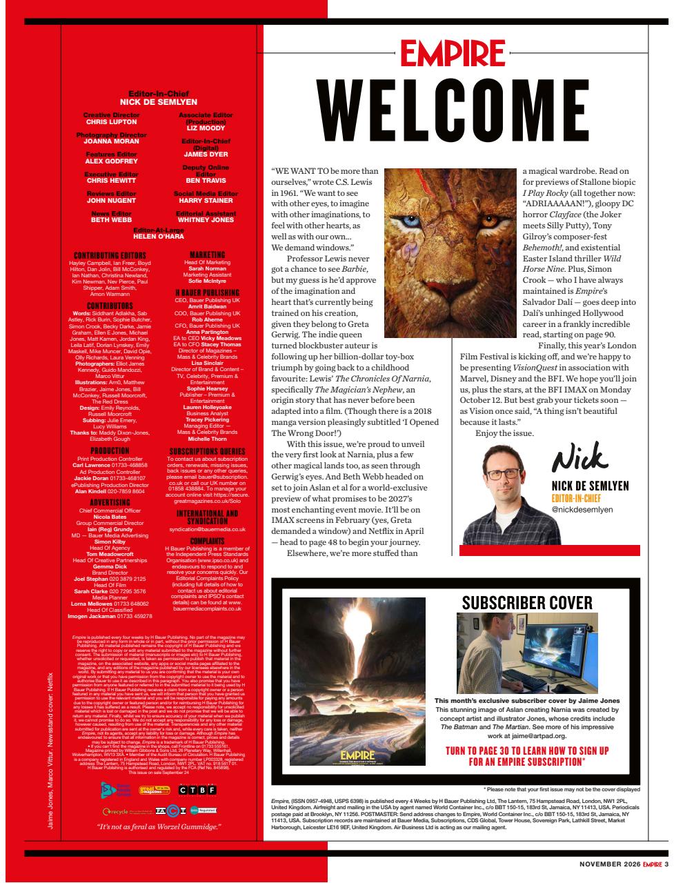 Empire Preview Pages