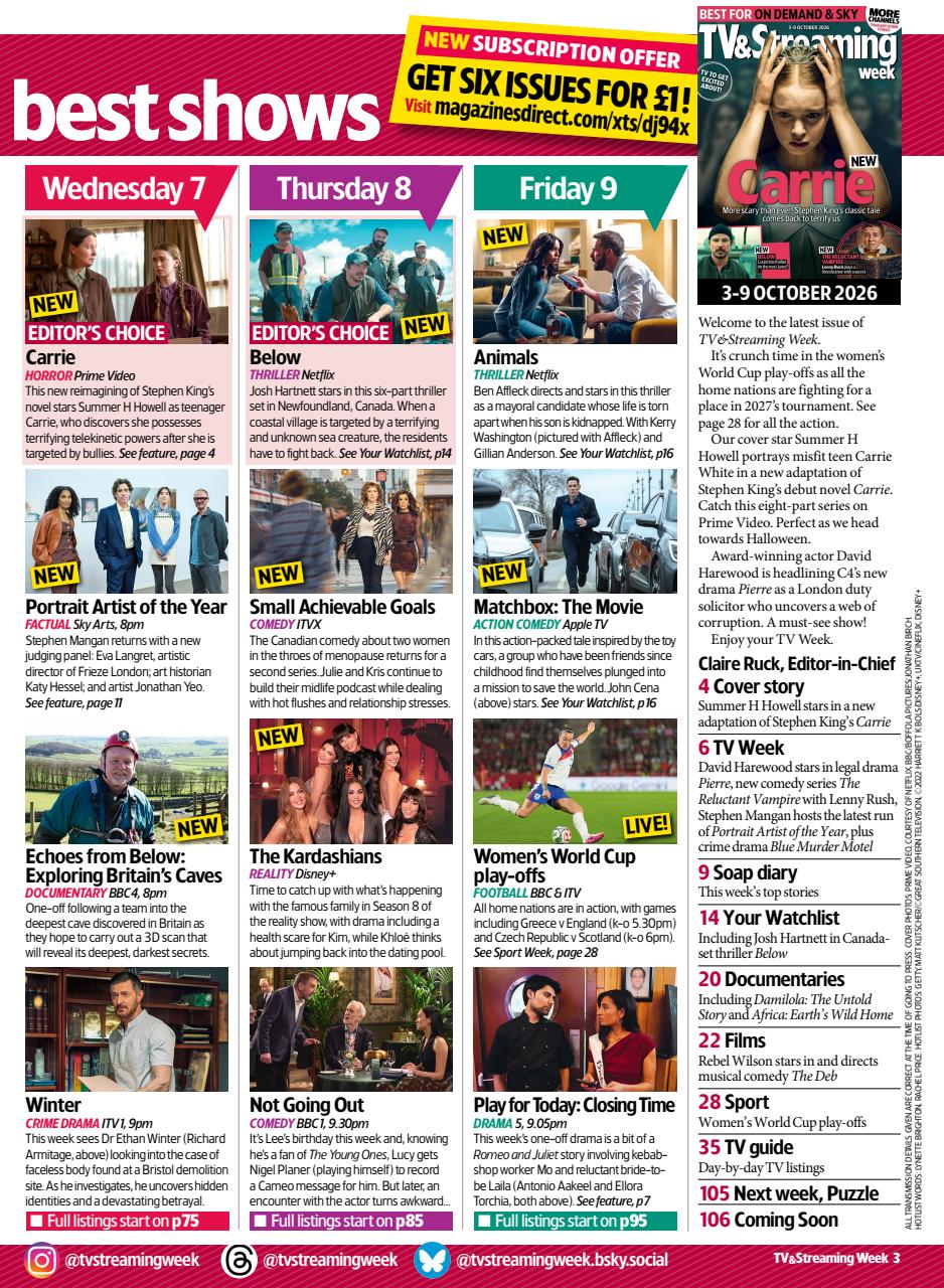 TV & Satellite Week Preview Pages