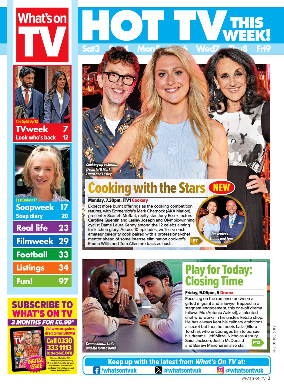 What's on TV Preview Pages