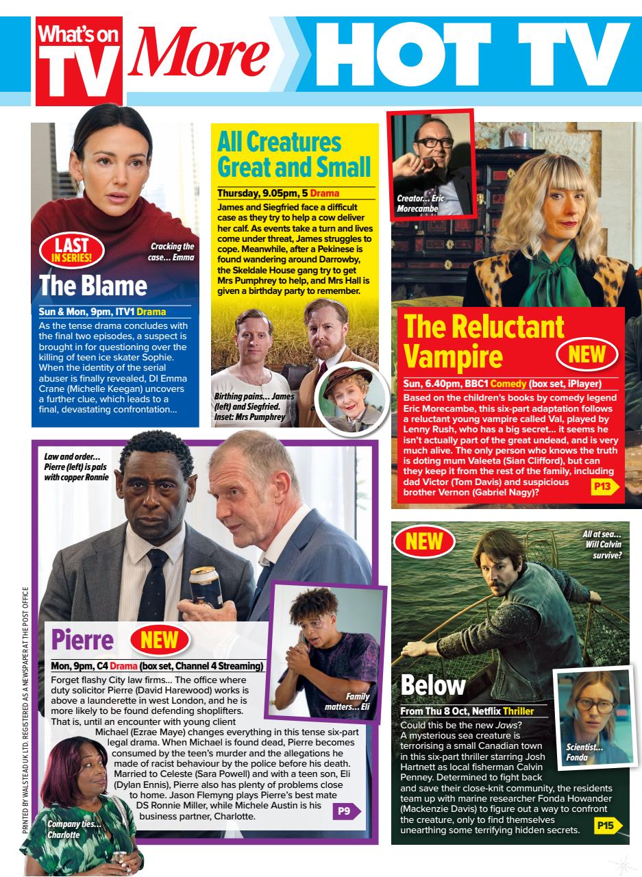 What's on TV Preview Pages