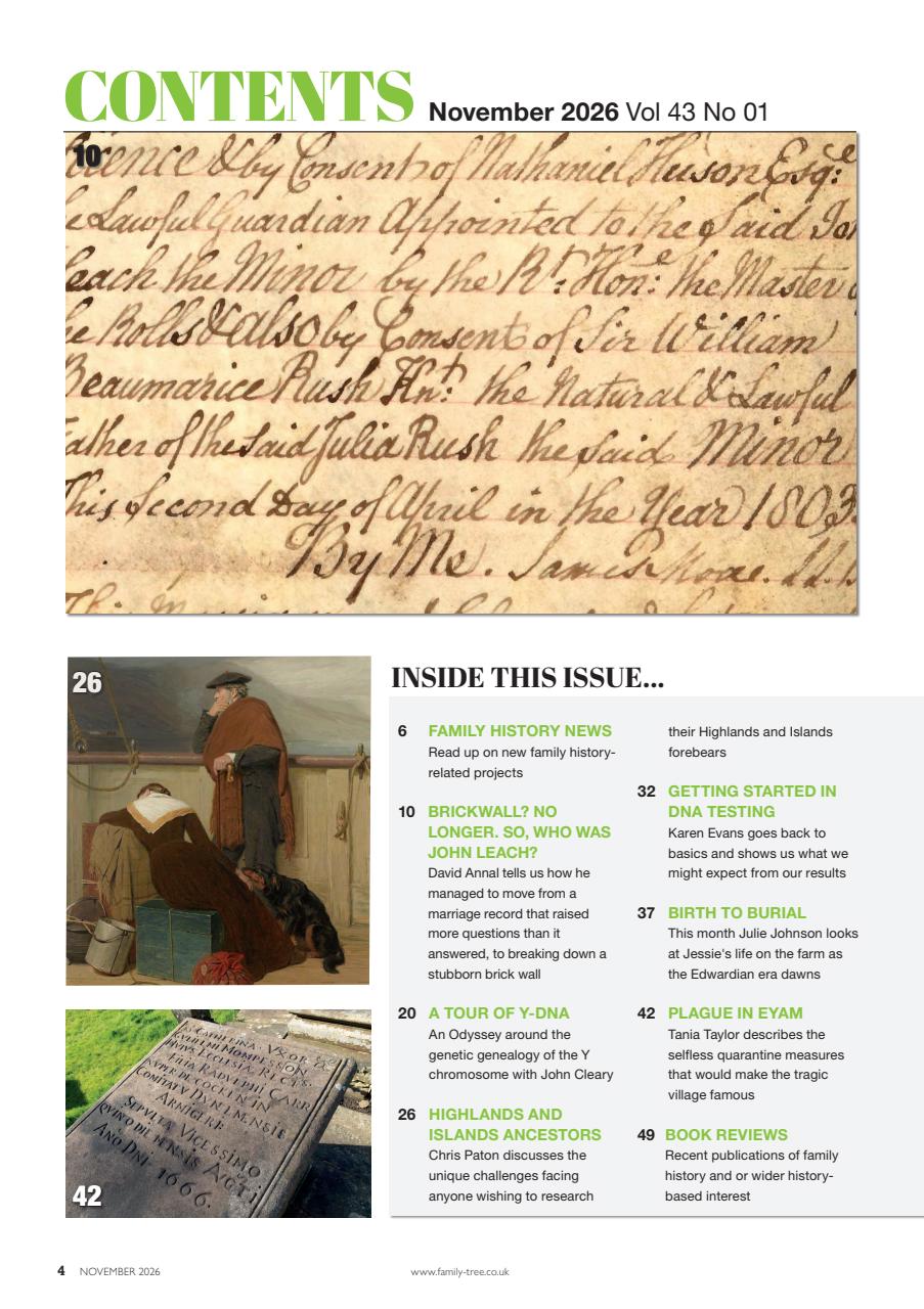 Family Tree Preview Pages