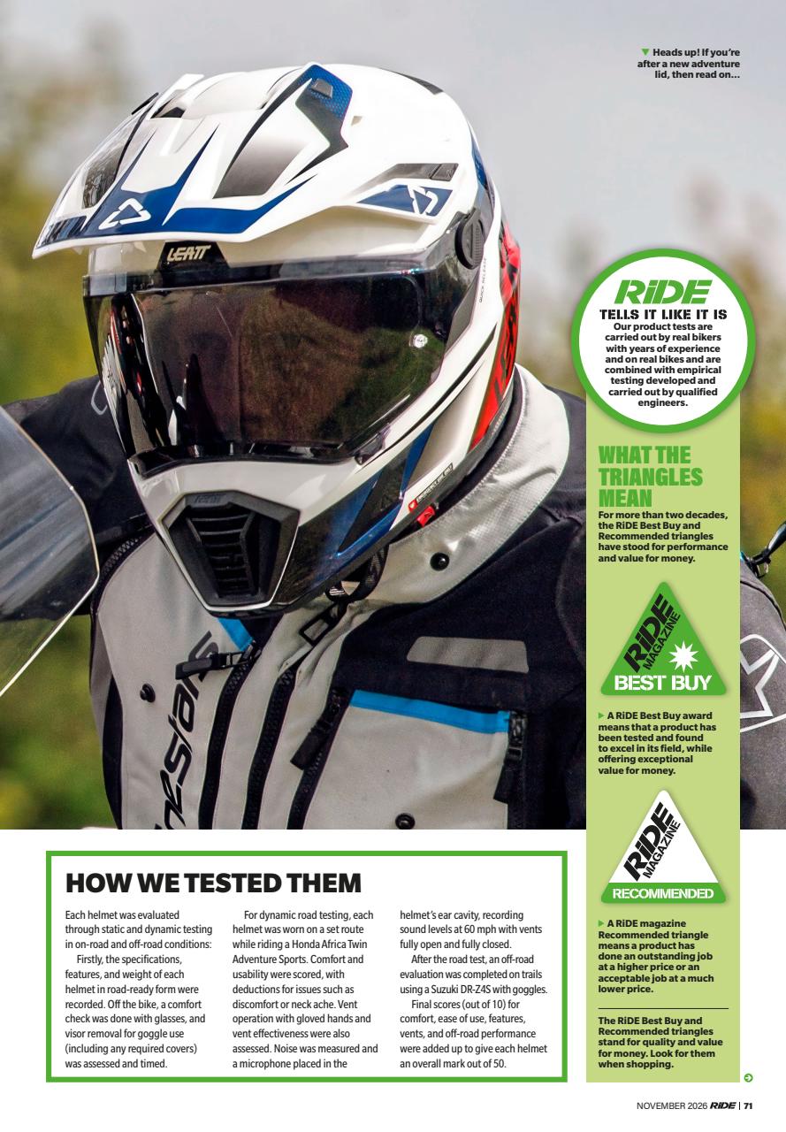 Ride Preview Pages