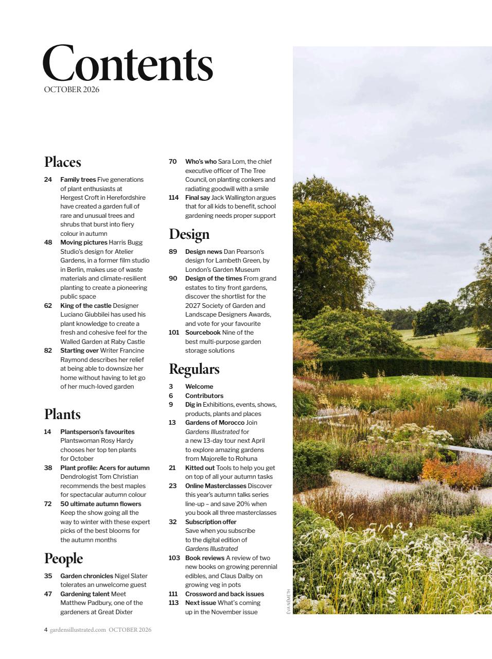 Gardens Illustrated Preview Pages