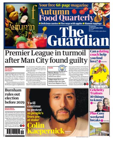 The Guardian Newspaper issue Saturday, 26 September 2026