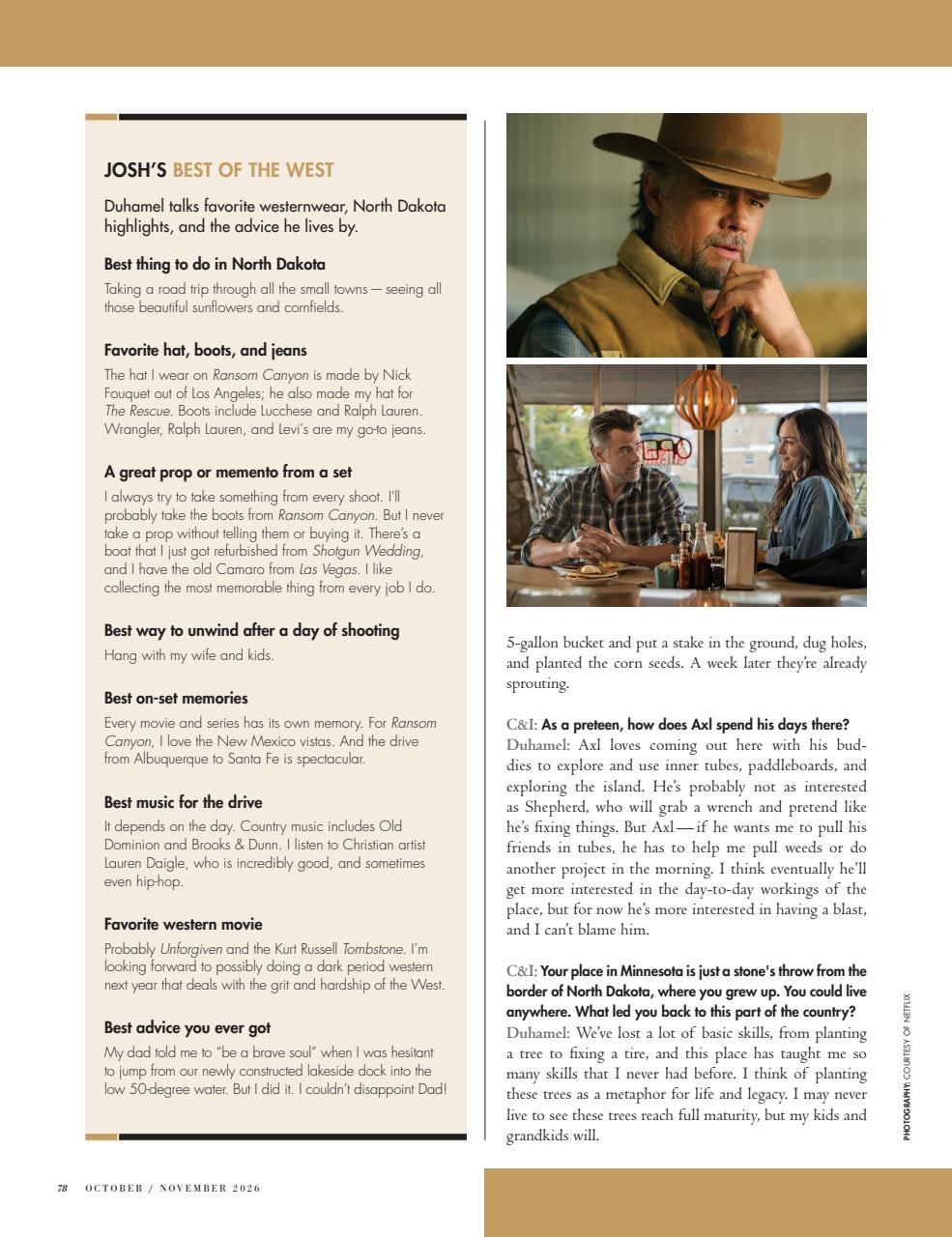 Cowboys and Indians Preview Pages