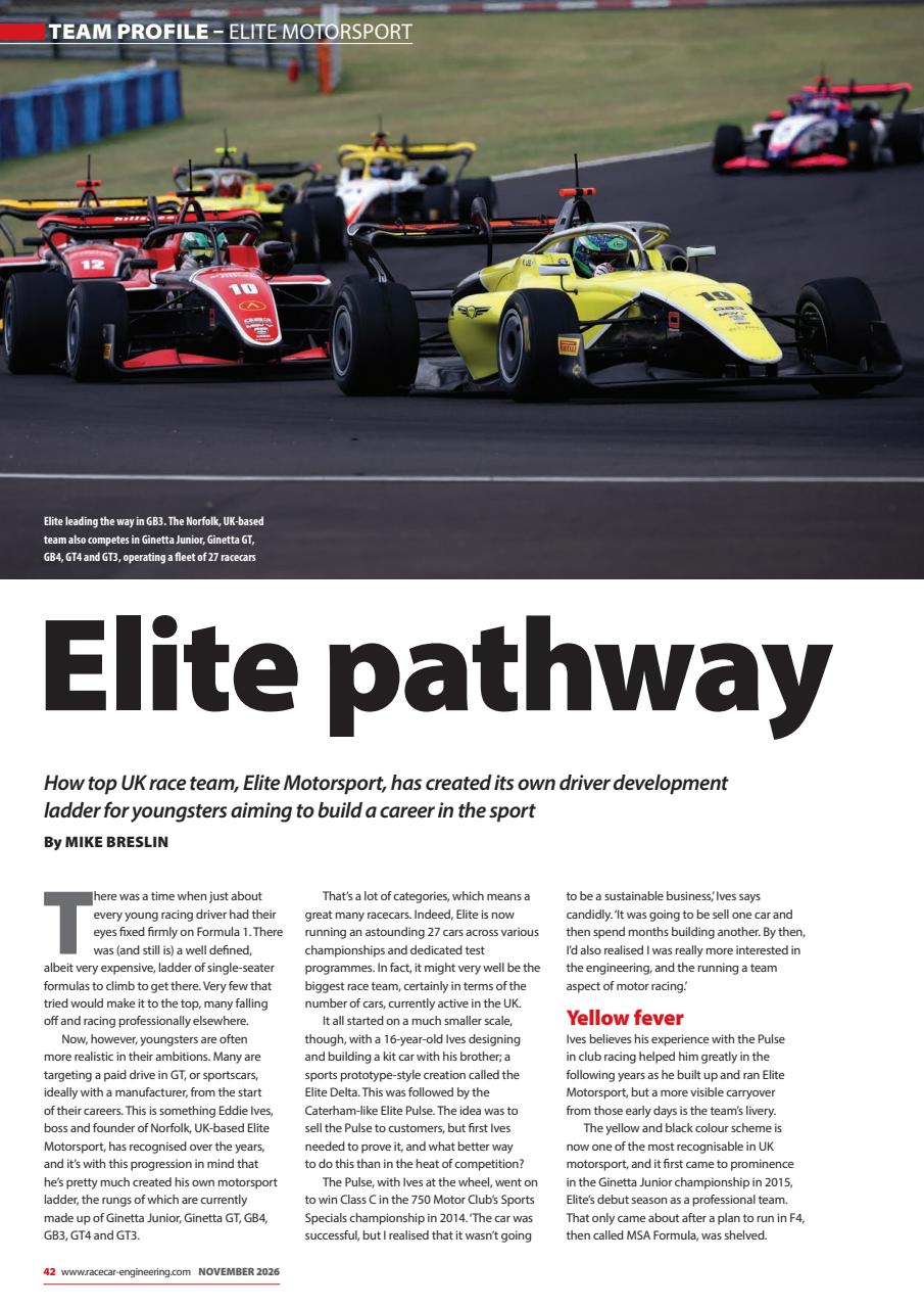 Racecar Engineering Preview Pages