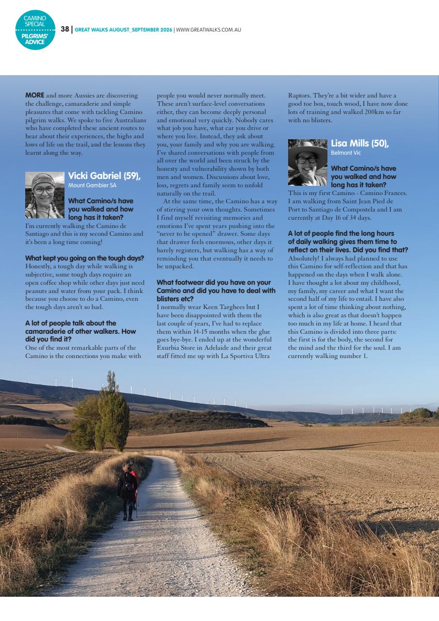 Great Walks Preview Pages