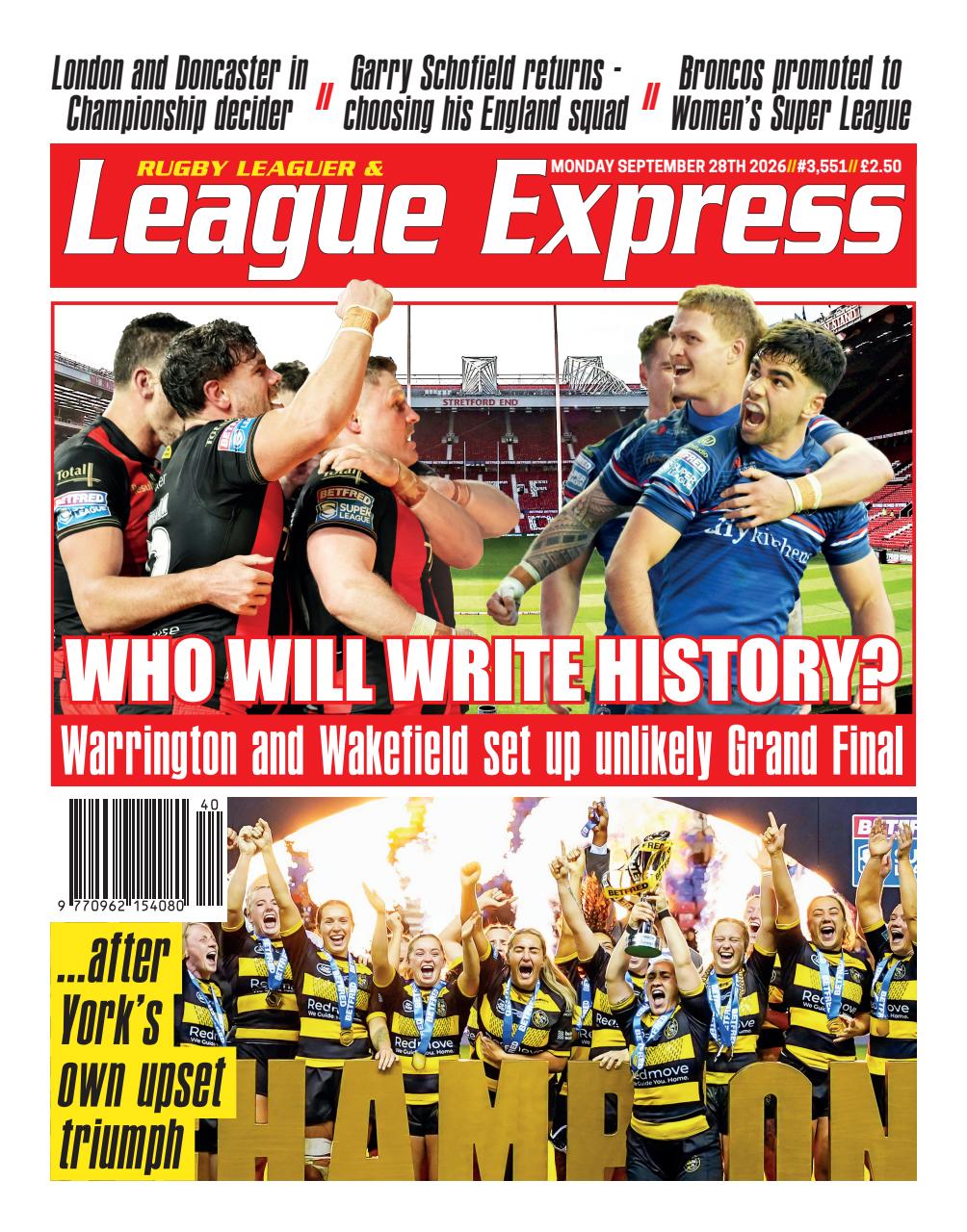 League Express Preview Pages