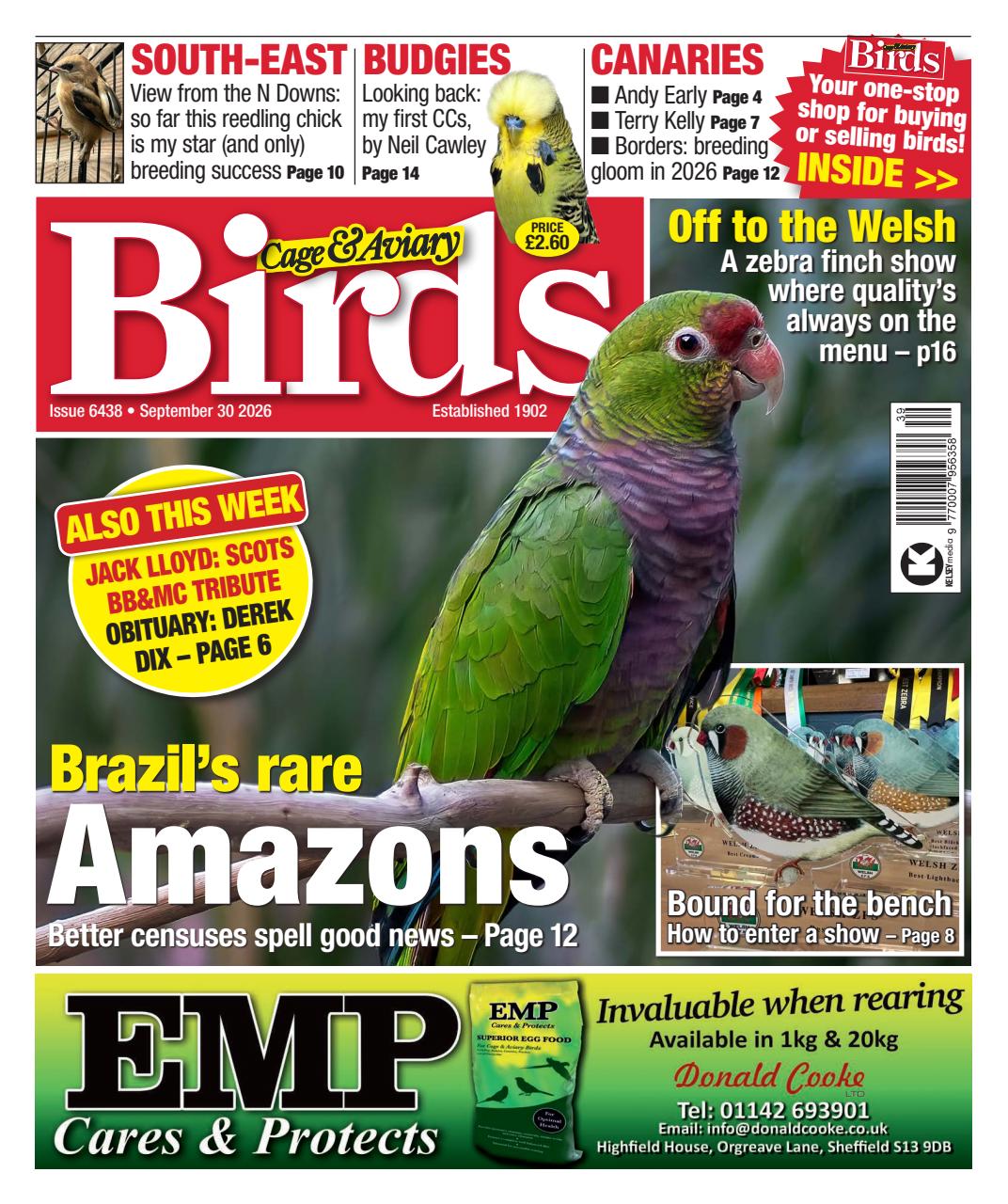 Cage & Aviary Birds Preview Pages