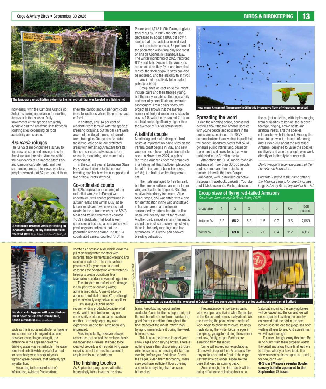 Cage & Aviary Birds Preview Pages