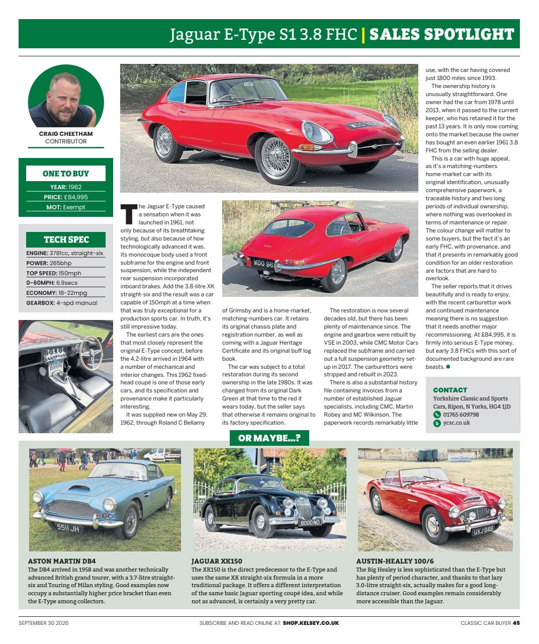 Classic Car Buyer Preview Pages