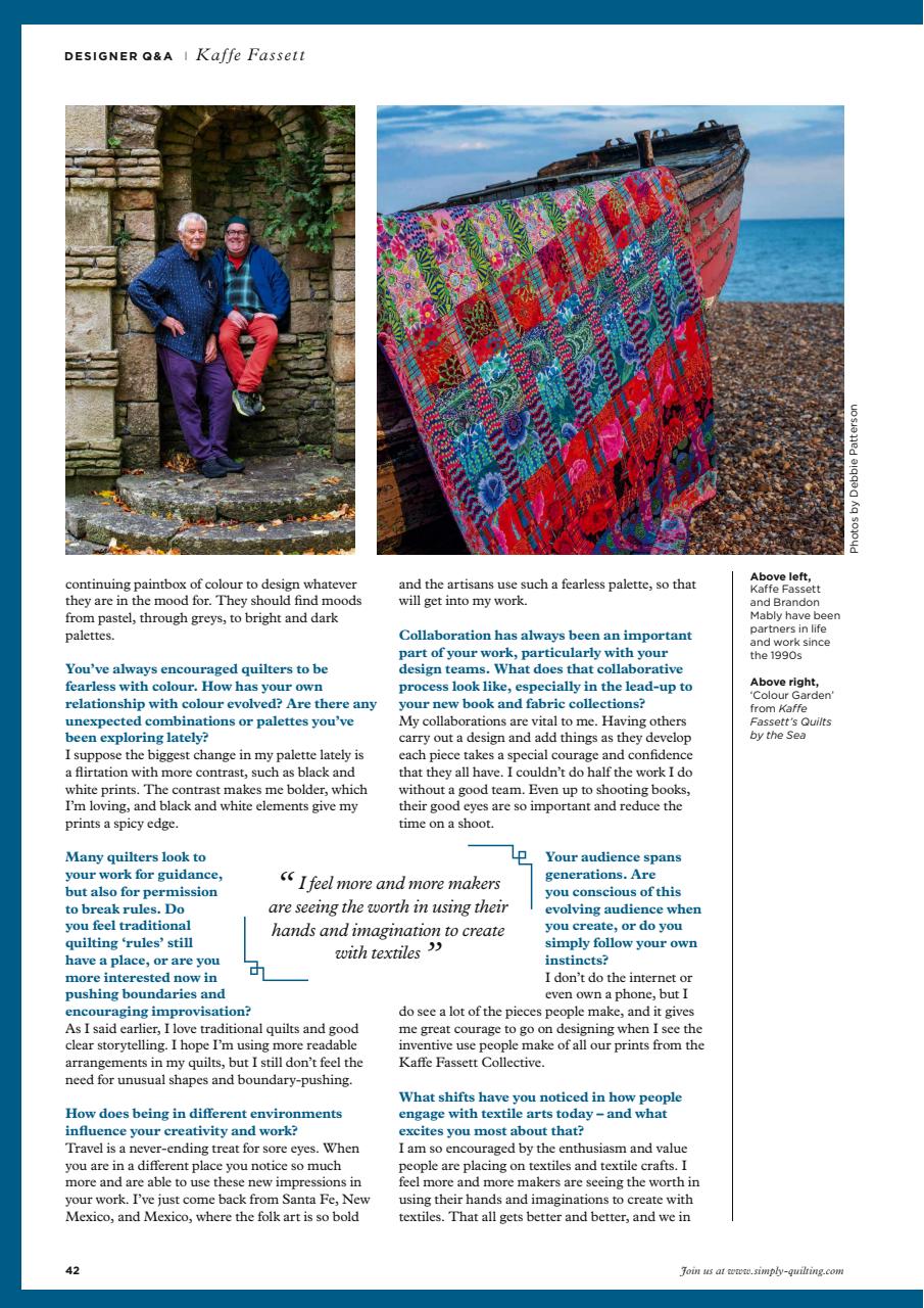 Today’s Quilter Preview Pages