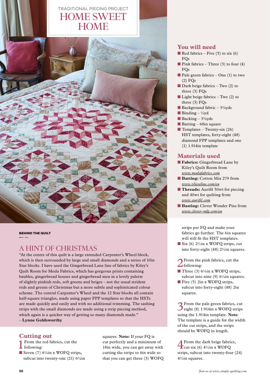 Today’s Quilter Preview Pages