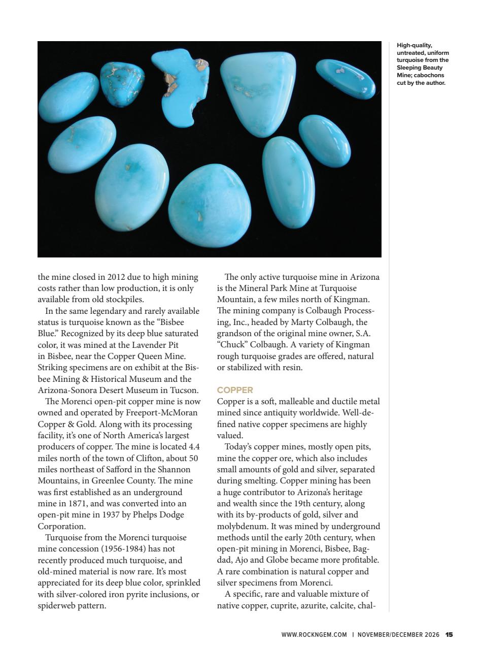 Rock&Gem Magazine Preview Pages
