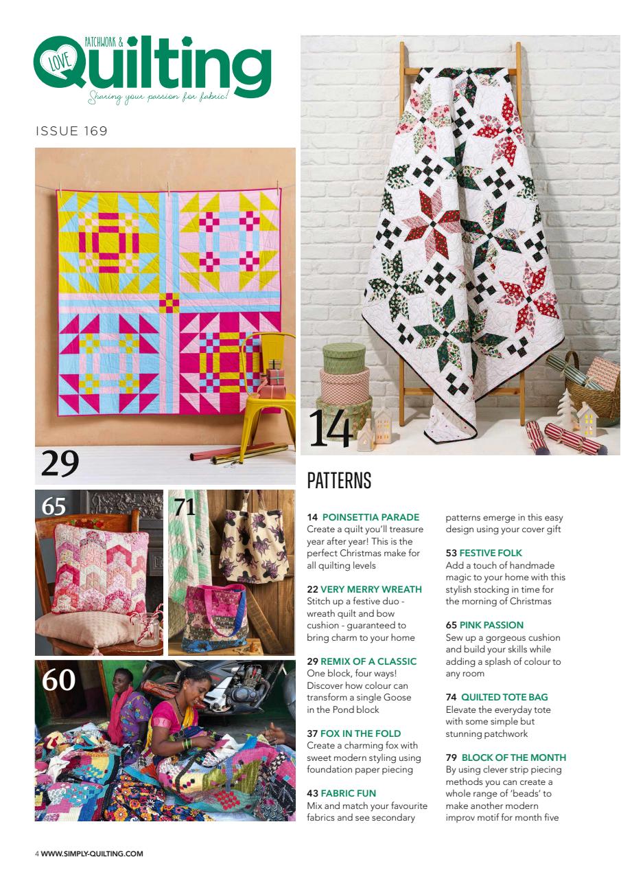 Love Patchwork & Quilting Preview Pages