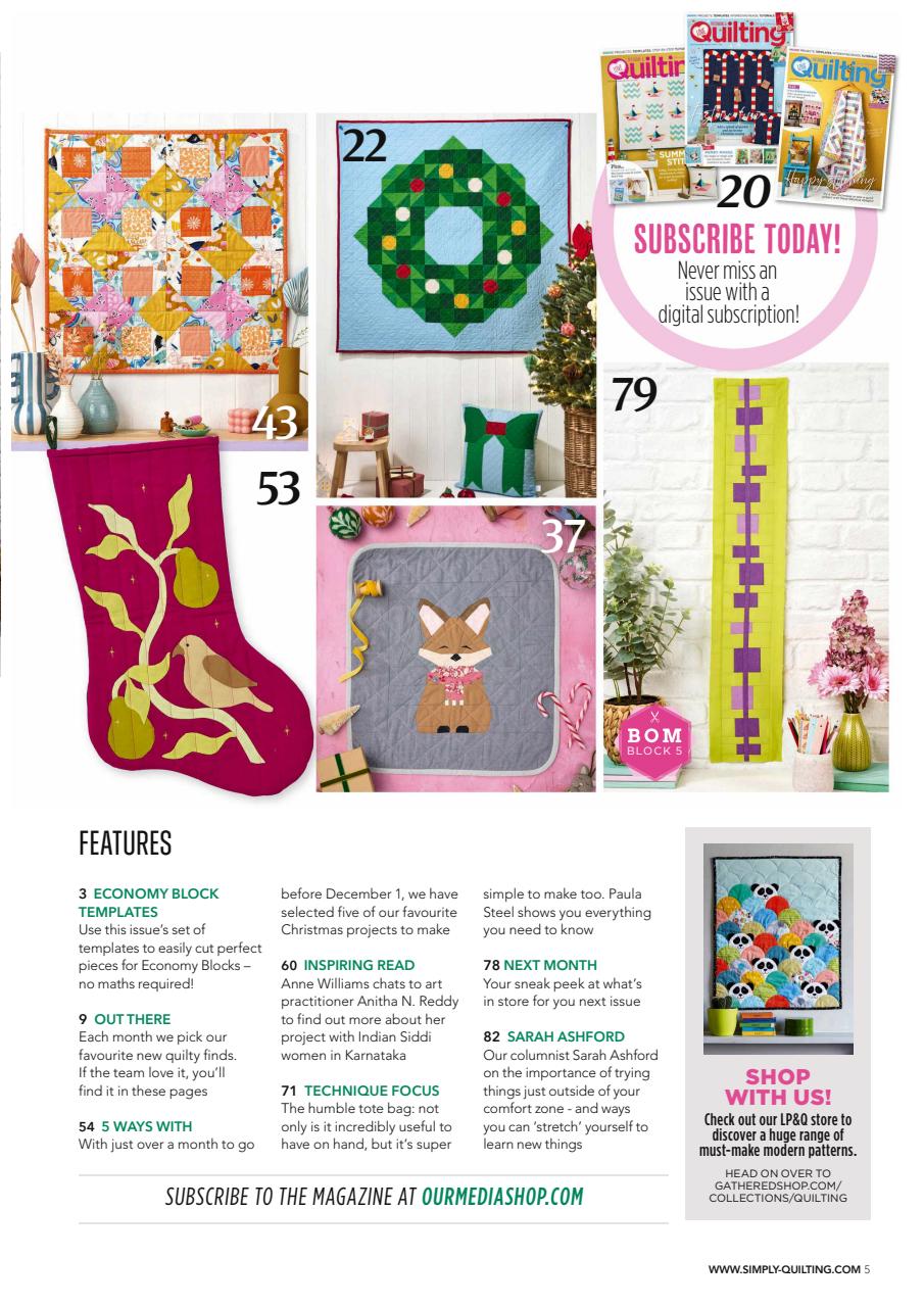 Love Patchwork & Quilting Preview Pages