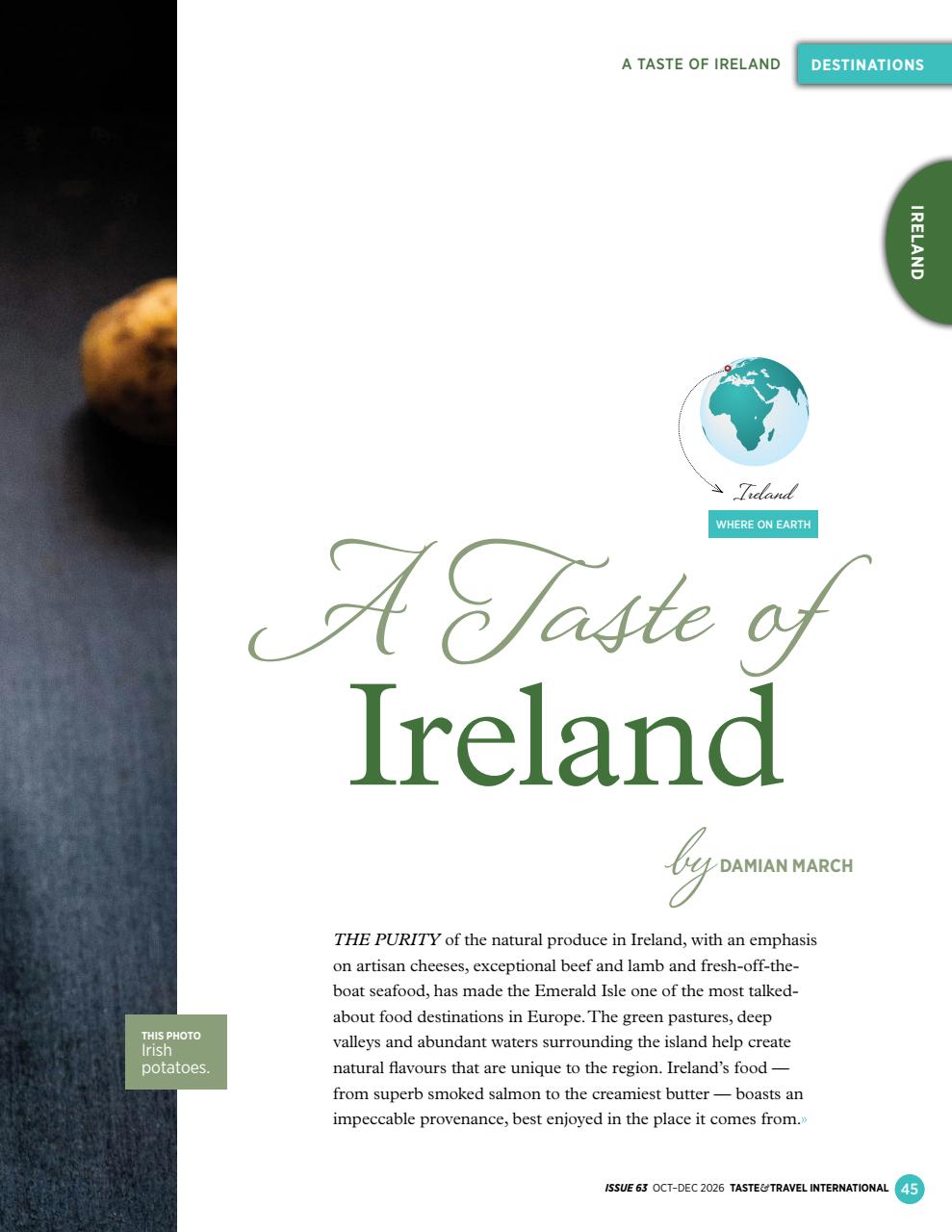 Taste & Travel International Preview Pages