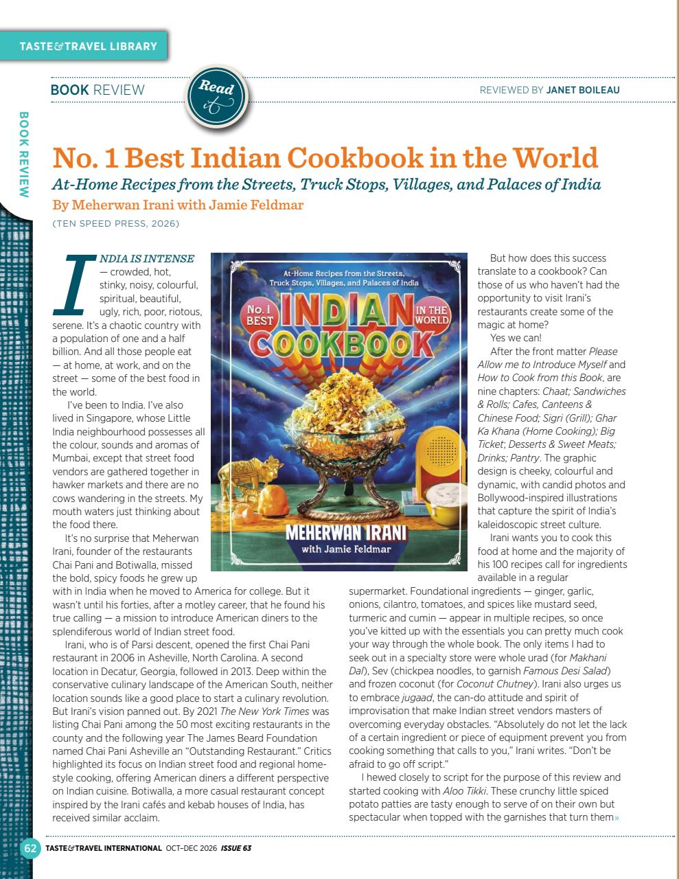 Taste & Travel International Preview Pages