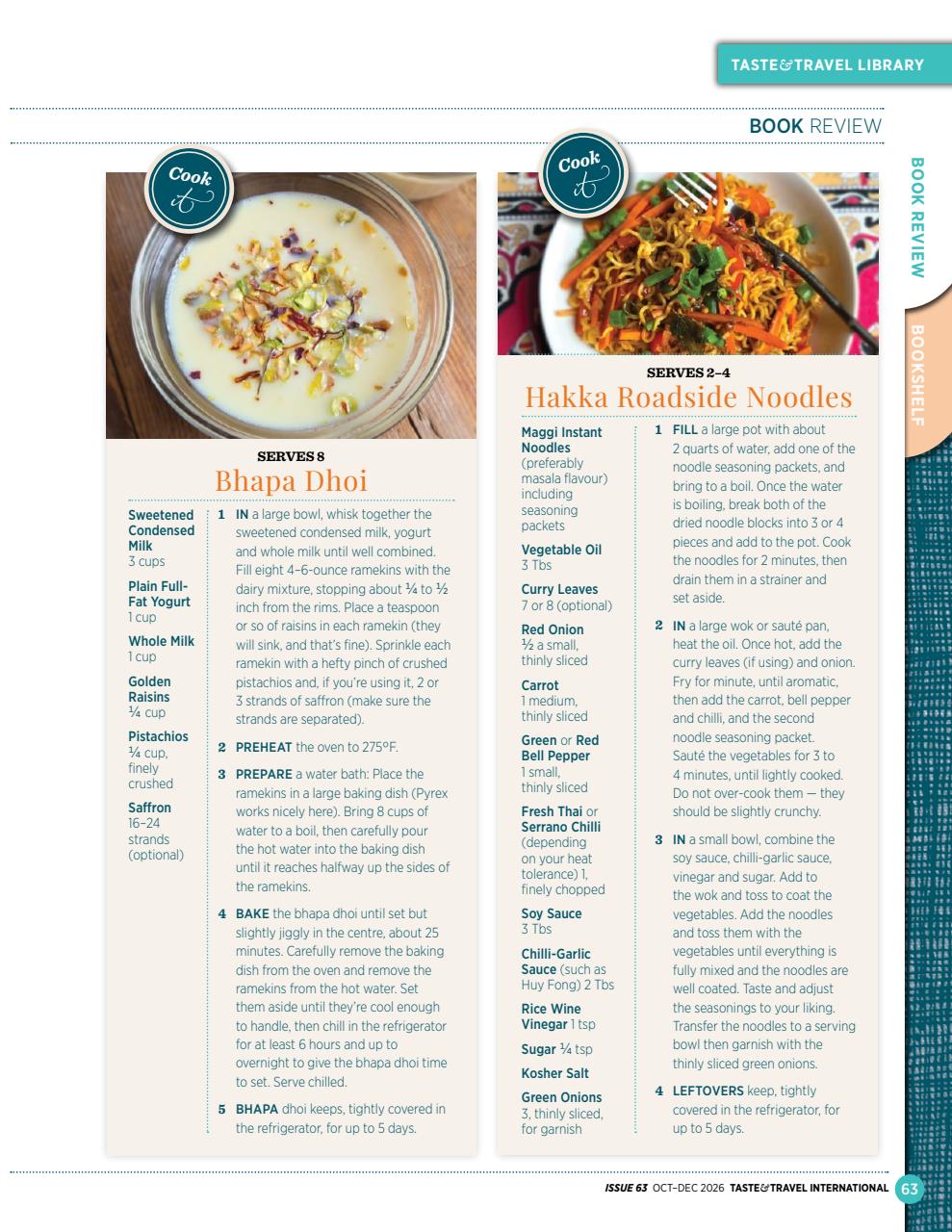 Taste & Travel International Preview Pages