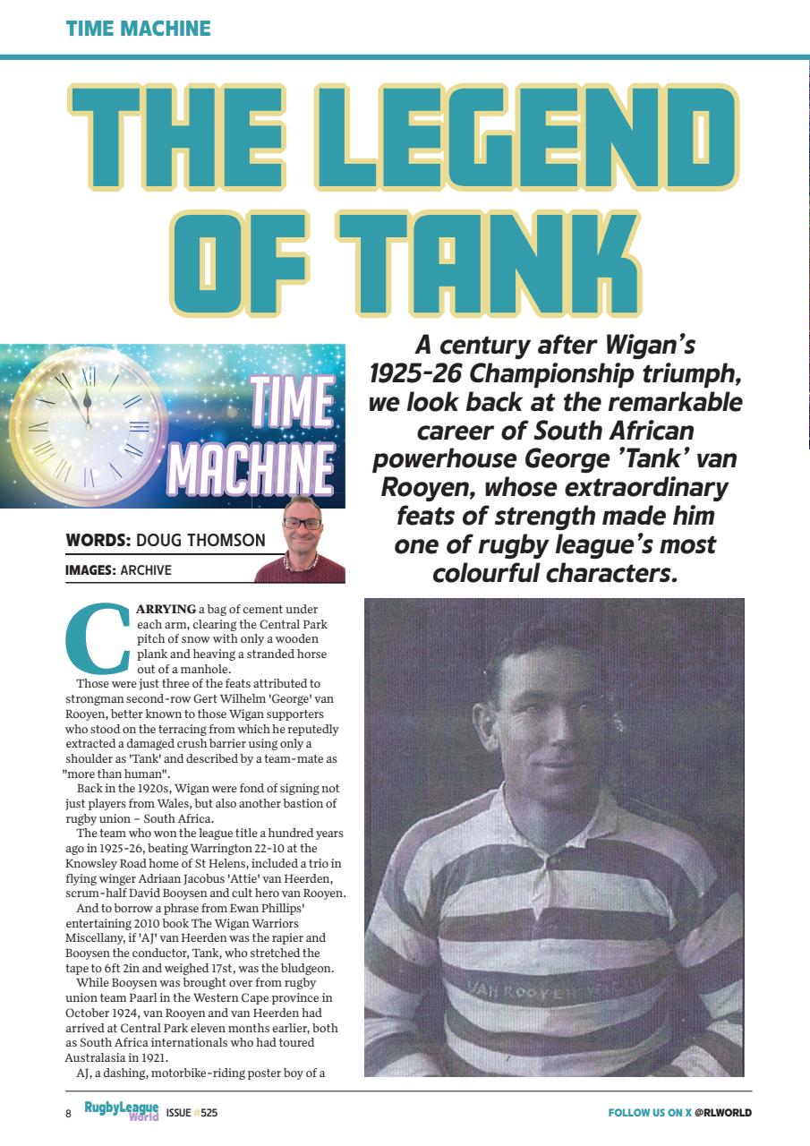 Rugby League World Preview Pages
