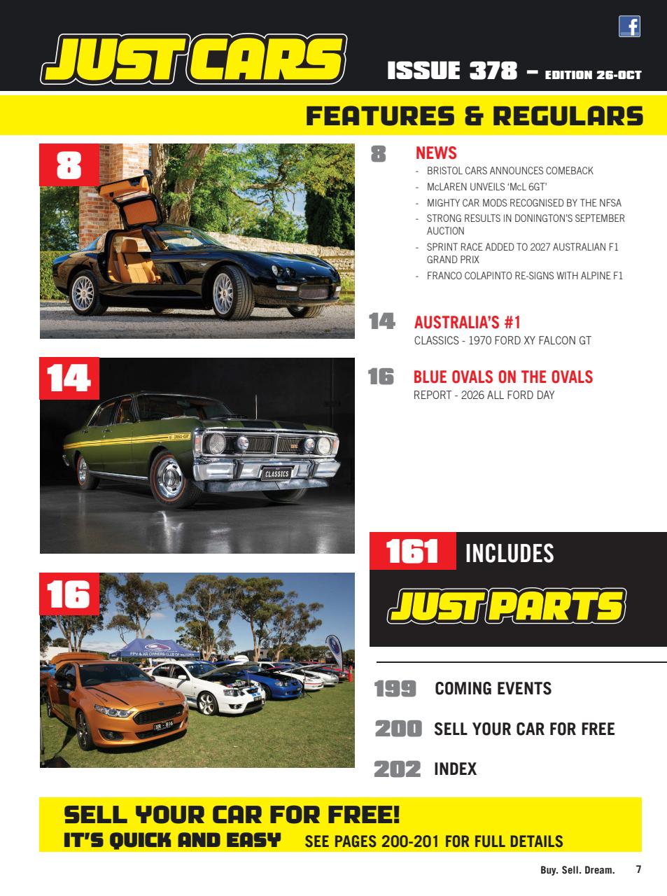 JUST CARS Preview Pages