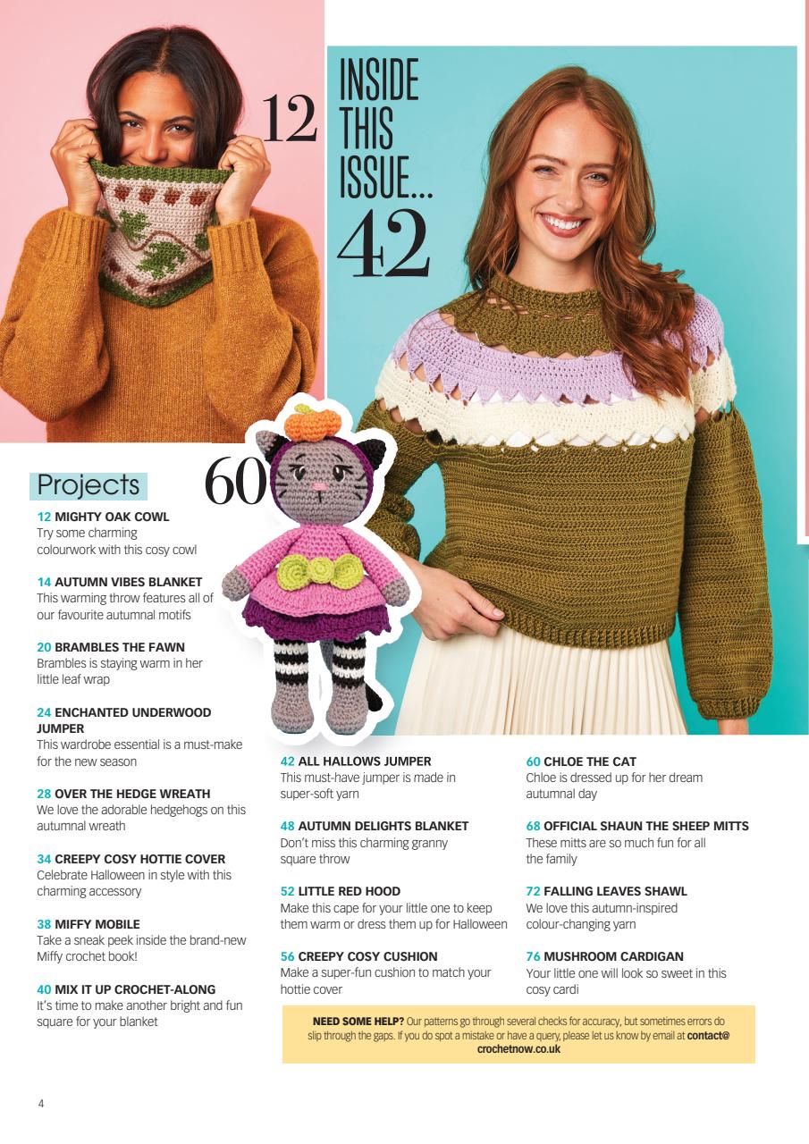 Crochet Now Magazine Preview Pages