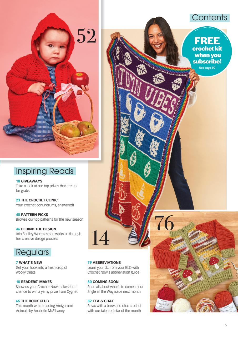 Crochet Now Magazine Preview Pages