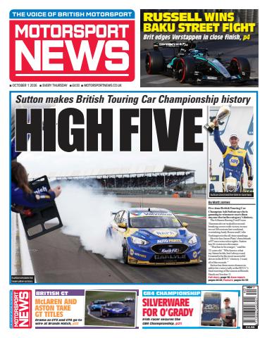 Motorsport News issue 1st October 2026