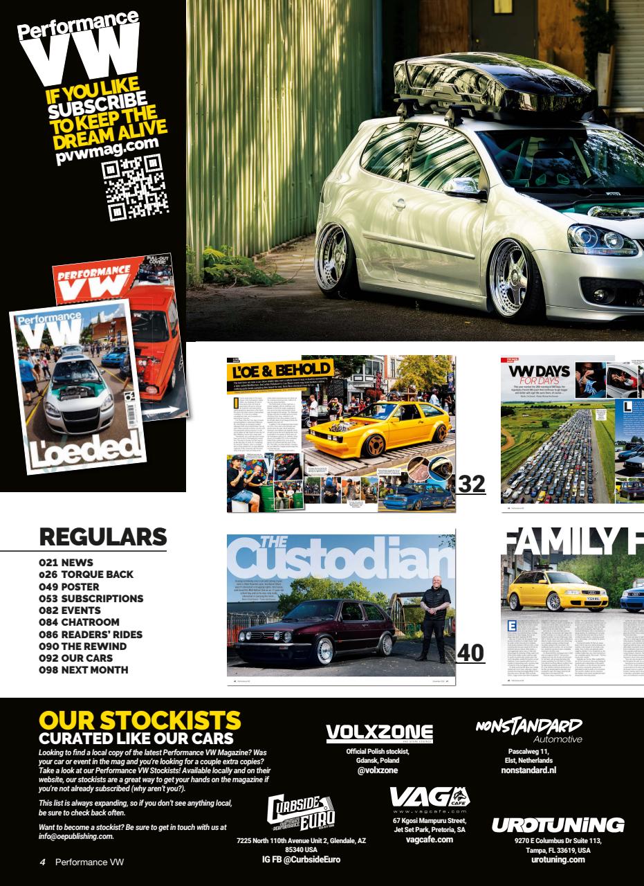 Performance VW Preview Pages