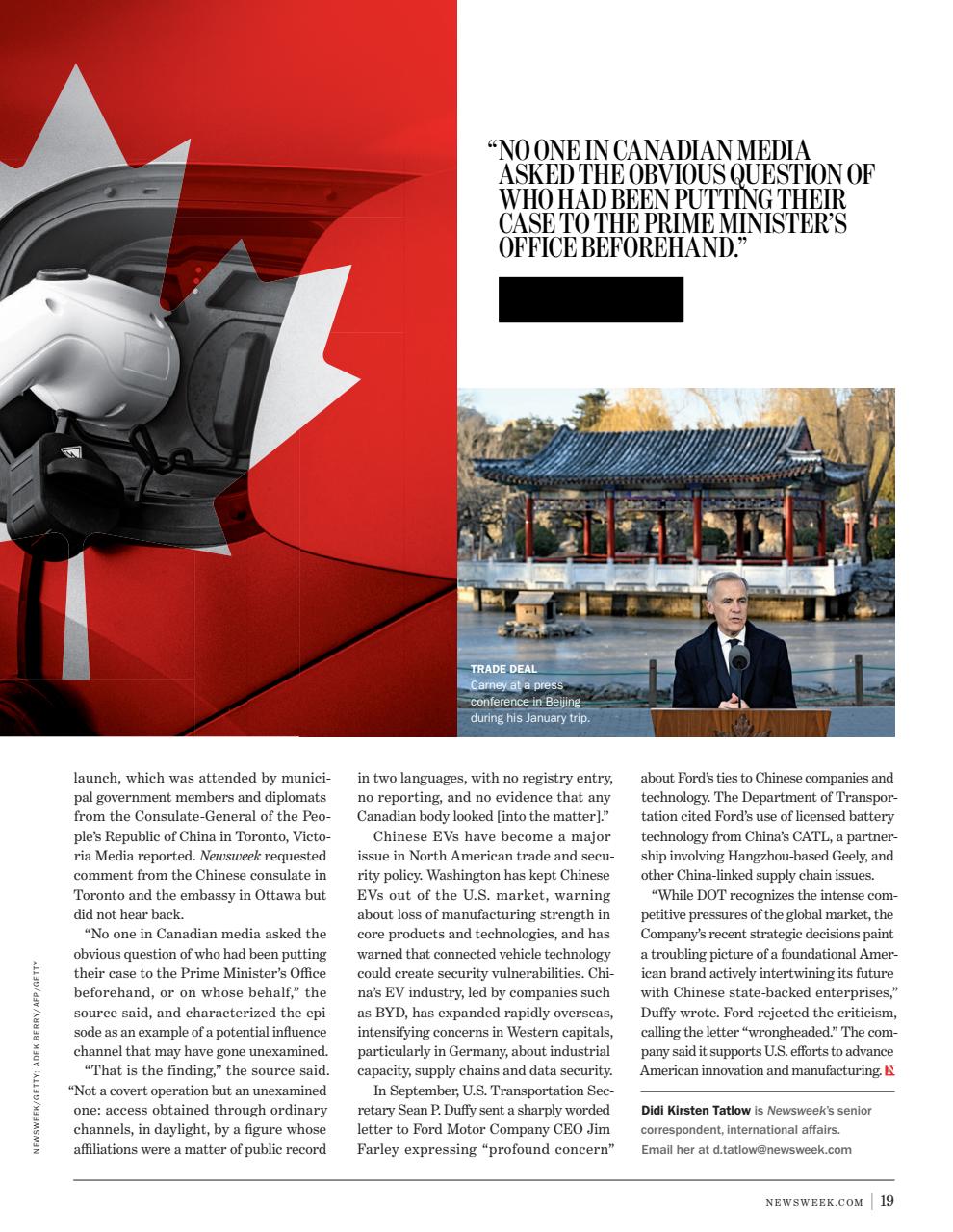 Newsweek International Preview Pages