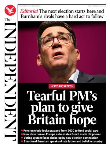 Wednesday, 30 September 2026 issue Wednesday, 30 September 2026