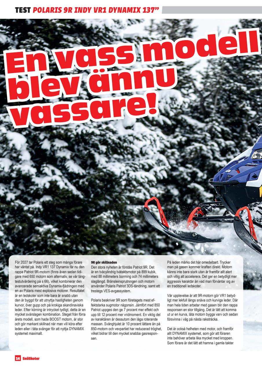 Tidningen Snöskoter Preview Pages