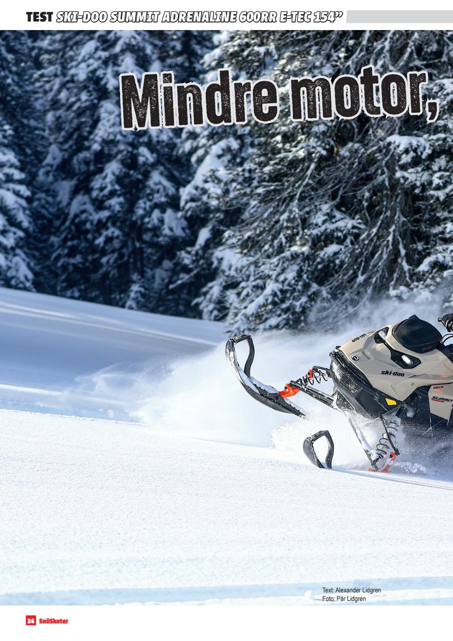 Tidningen Snöskoter Preview Pages