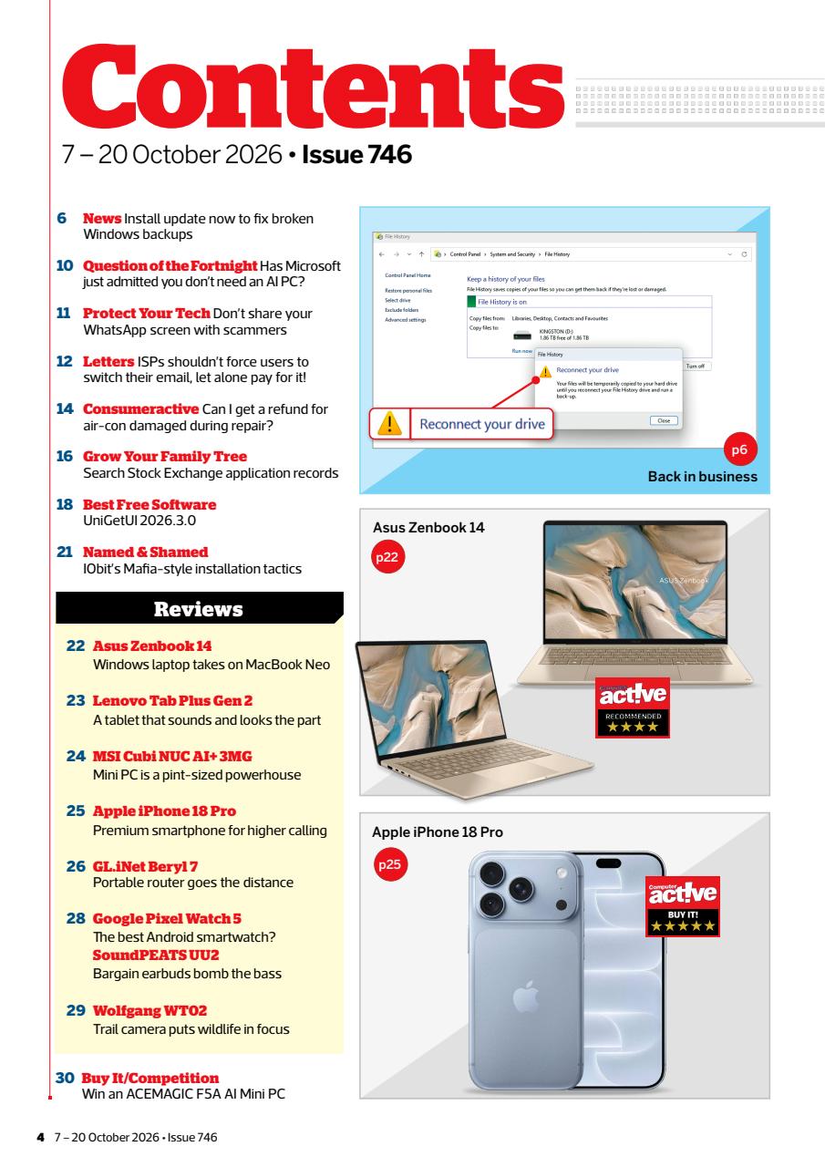 Computer Active Preview Pages