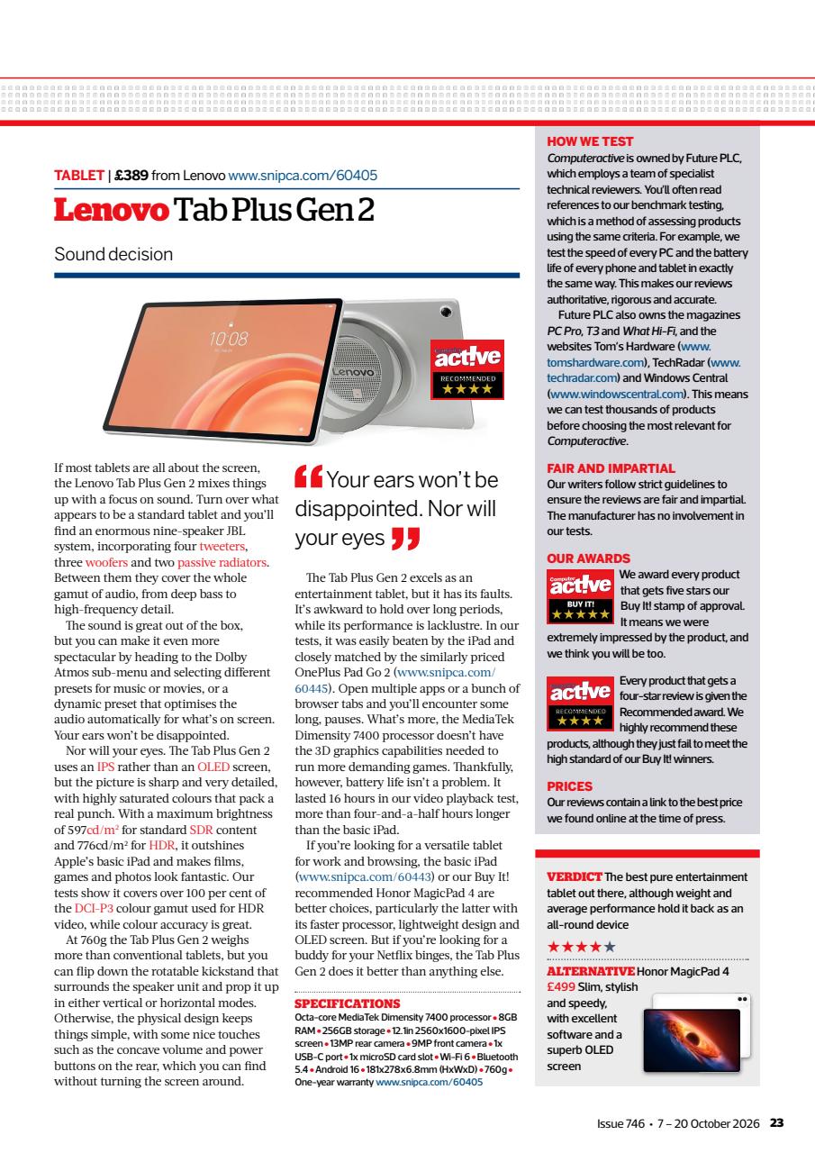 Computer Active Preview Pages