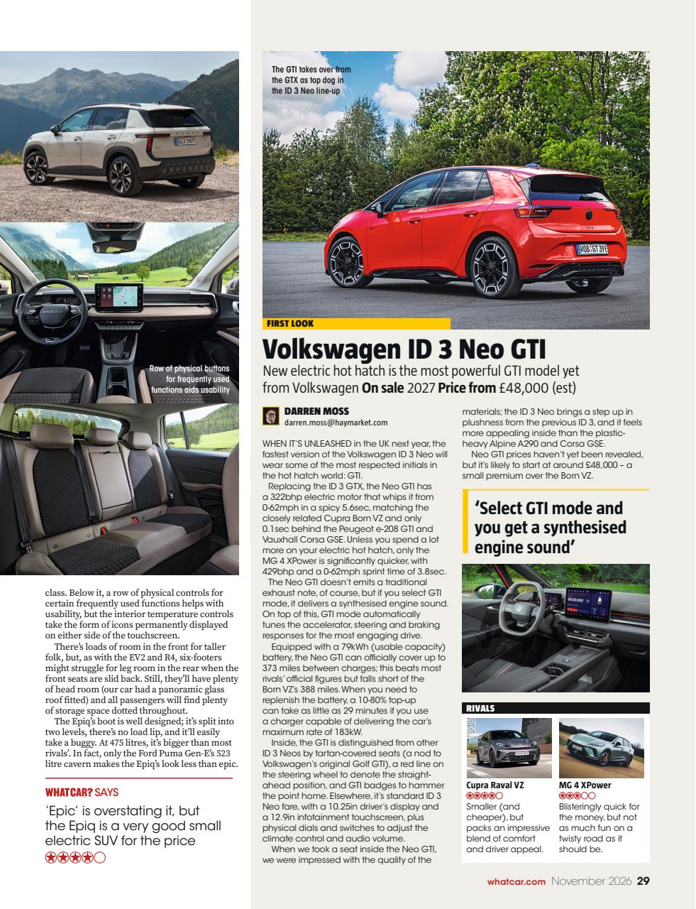 What Car? Preview Pages