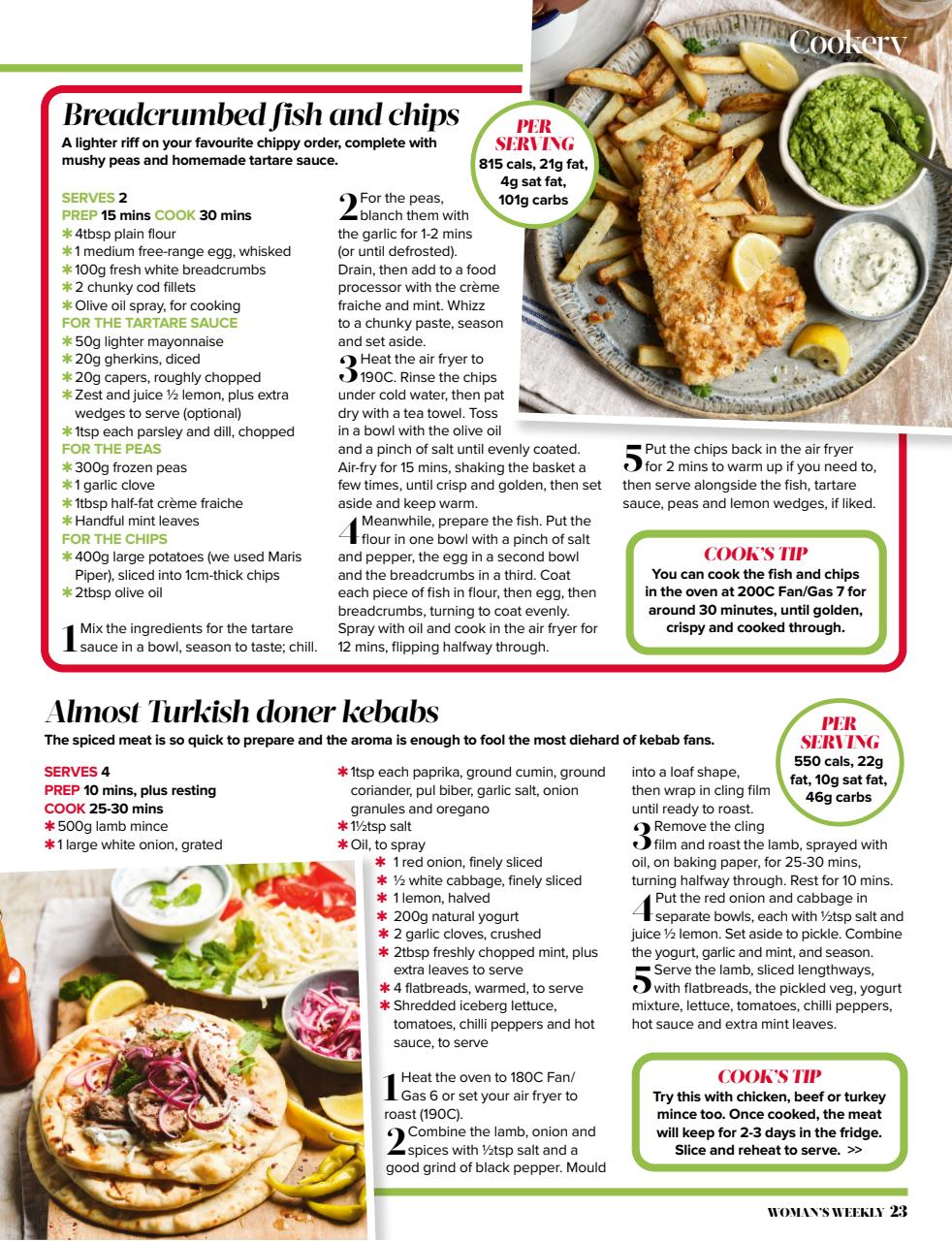 Woman's Weekly Preview Pages