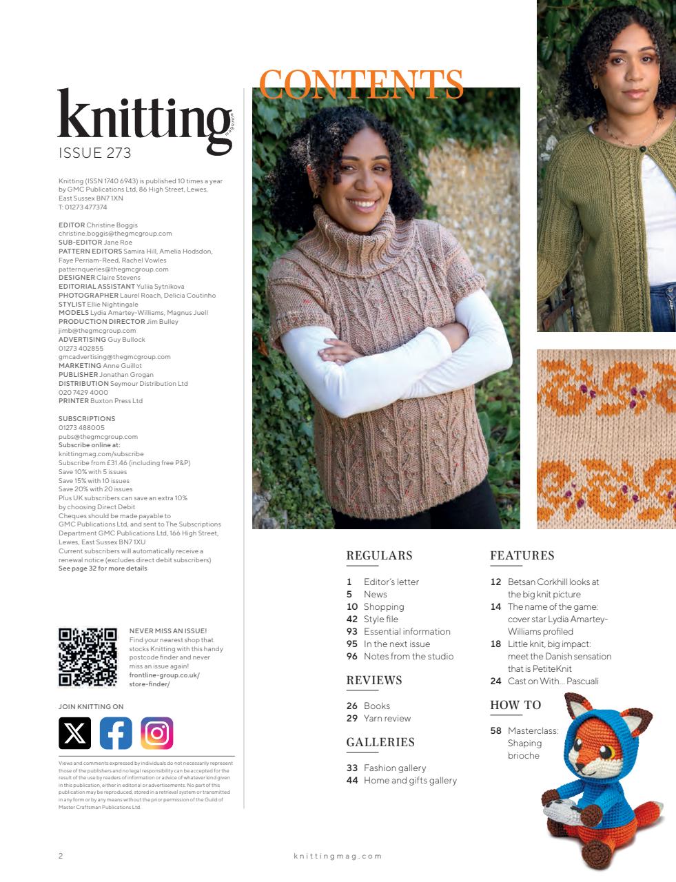 Knitting Preview Pages