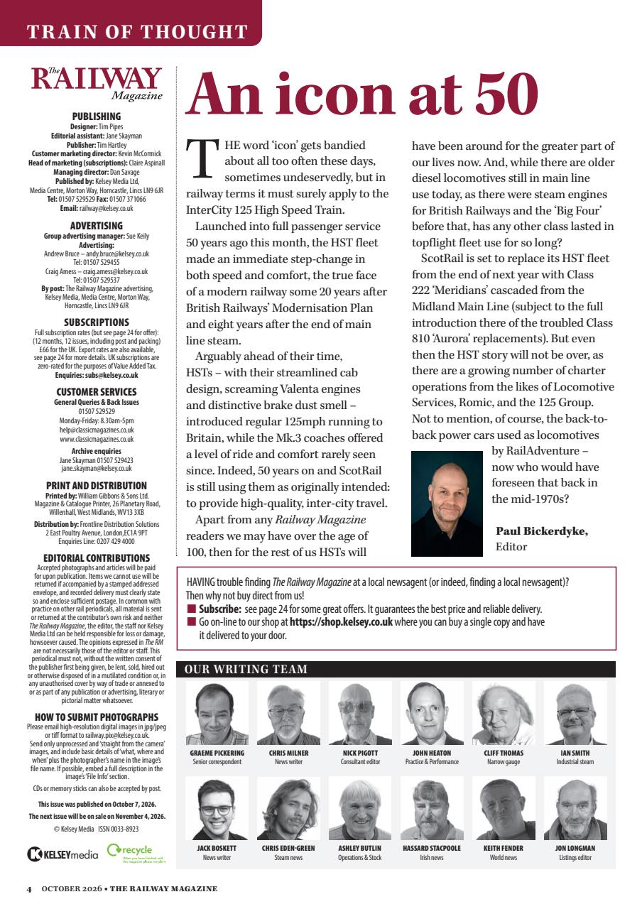 Railway Magazine Preview Pages