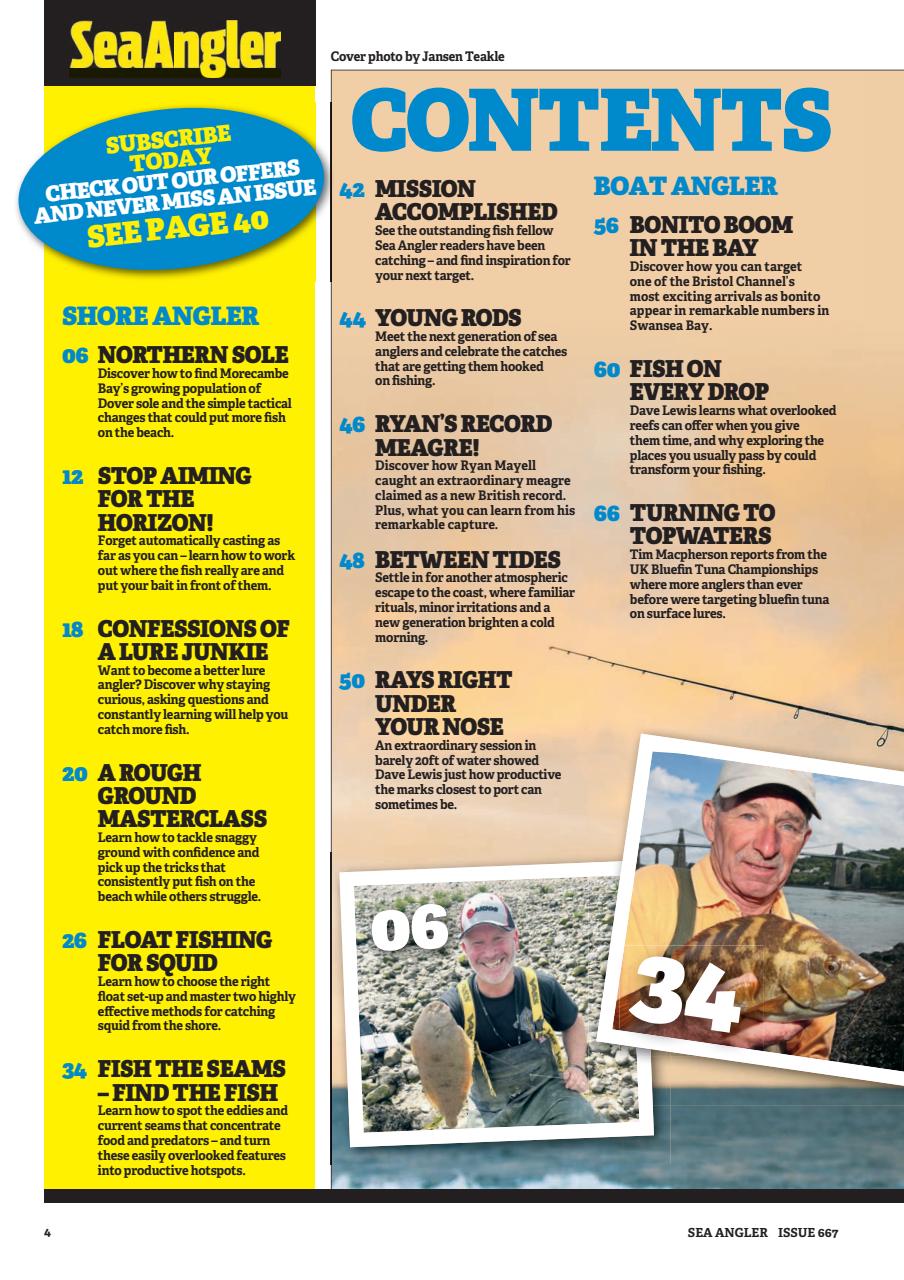 Sea Angler Preview Pages
